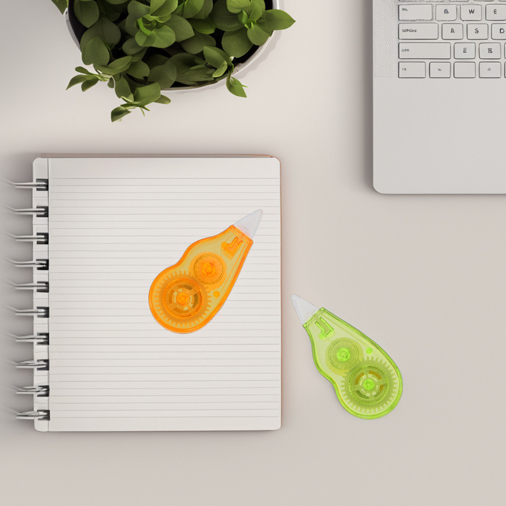Correction Tape Roller - 12 Adet Öğrenci Düzeltme Bandı Renkli