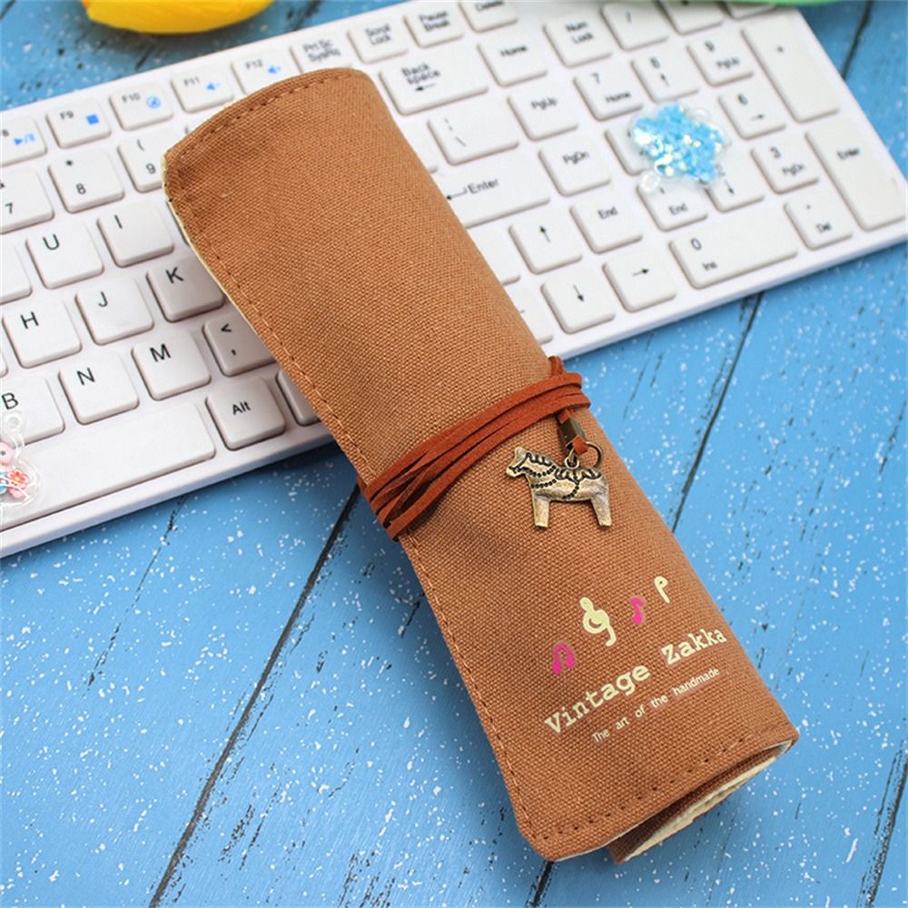 Pen Pouch Roll - 12 Bölmeli Kalem Kutusu, Rulo Kalem