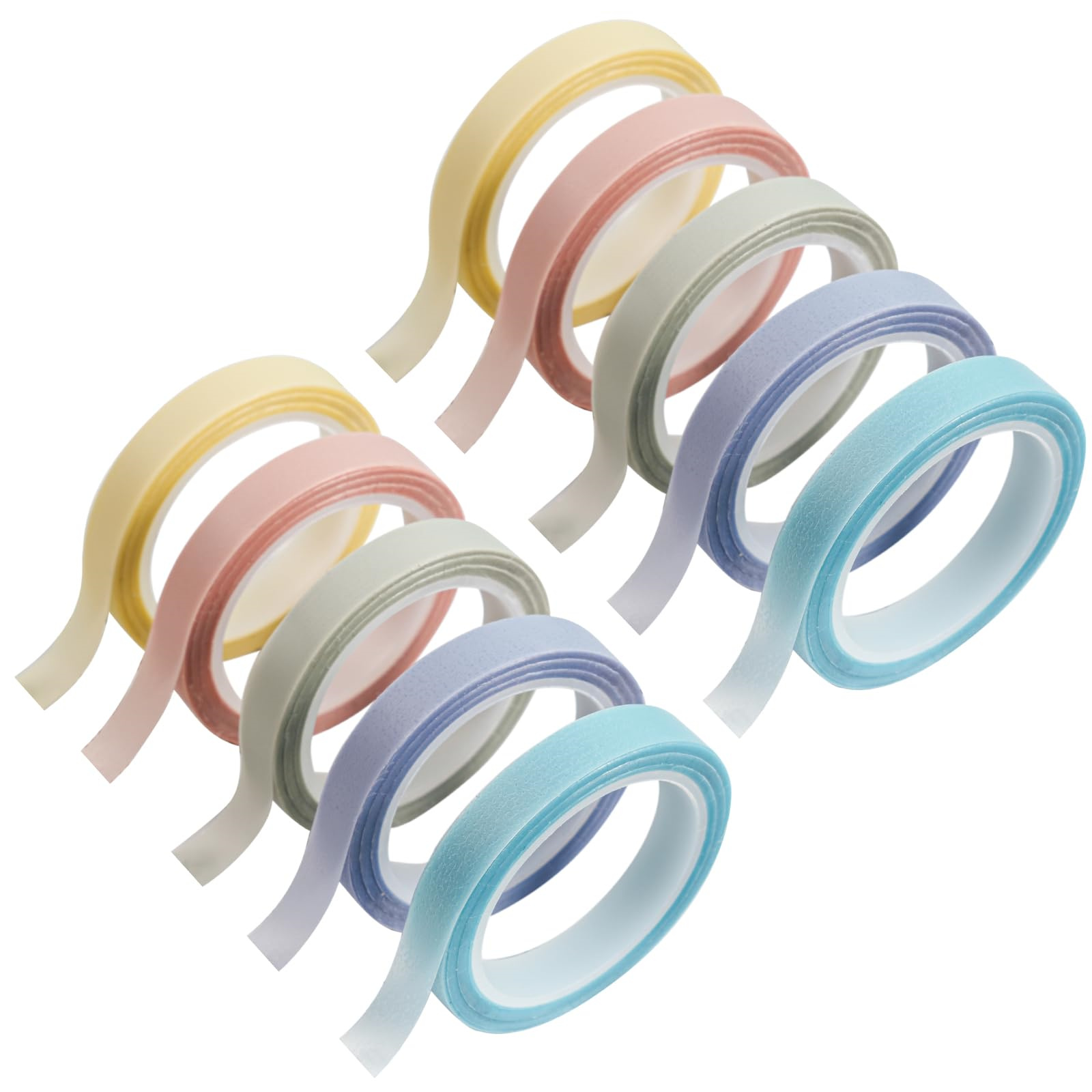 Correction Tape Roller - 10 rulo Morandi/floresan fosforlu indeks bant,