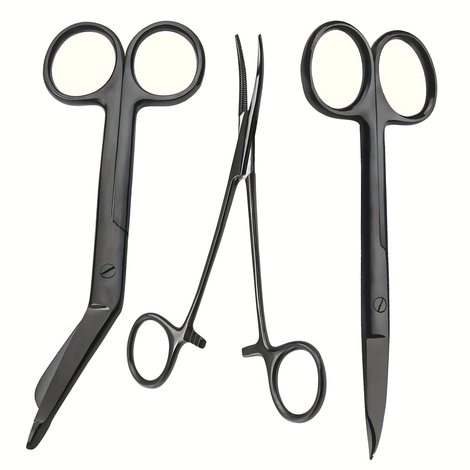 Scissors Stainless Craft - 3 adet Çok Renkli Titanyum Kaplamalı