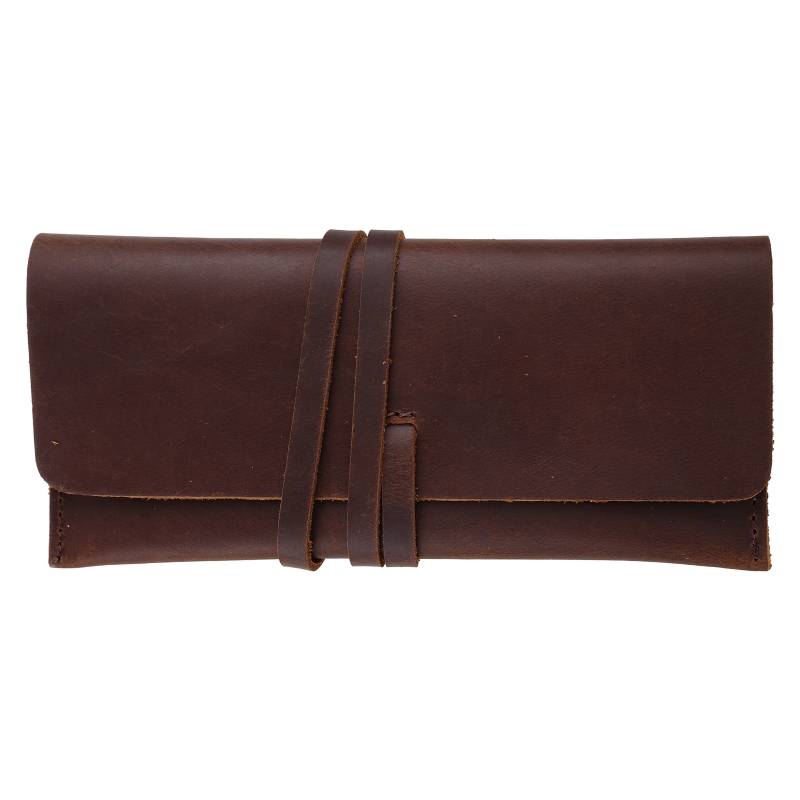 Pen Pouch Roll - El yapımı inek derisi deri kalem
