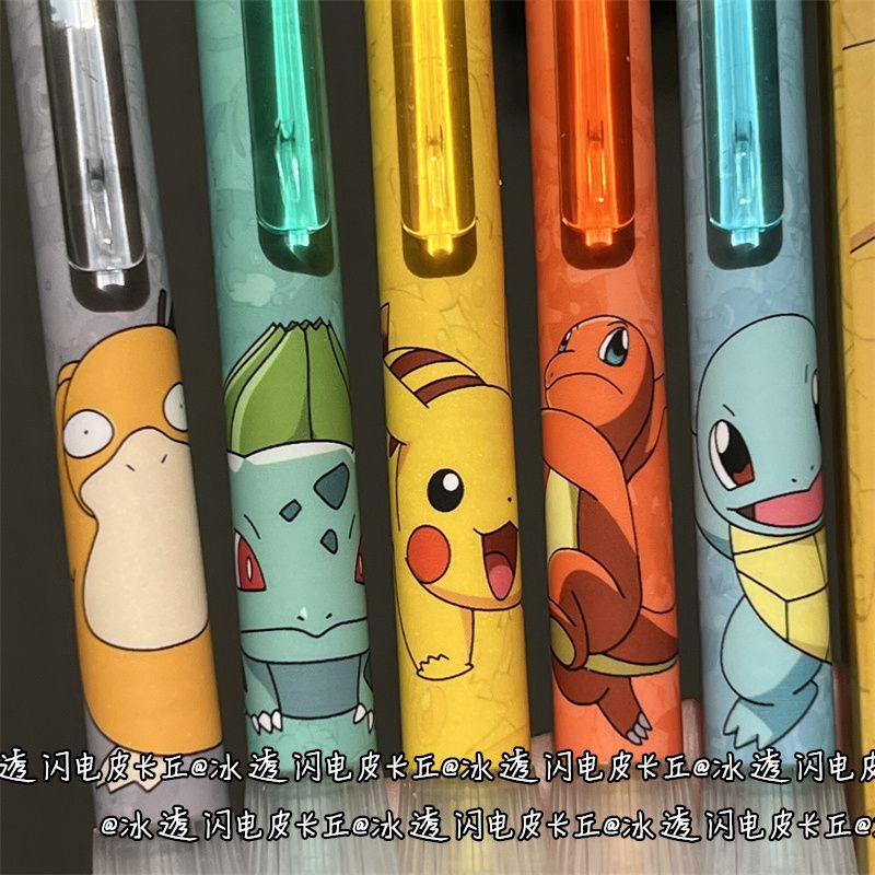 Stationery Supplier - Şeffaf Silikon Pokemon Geri Çekilebilir Jel