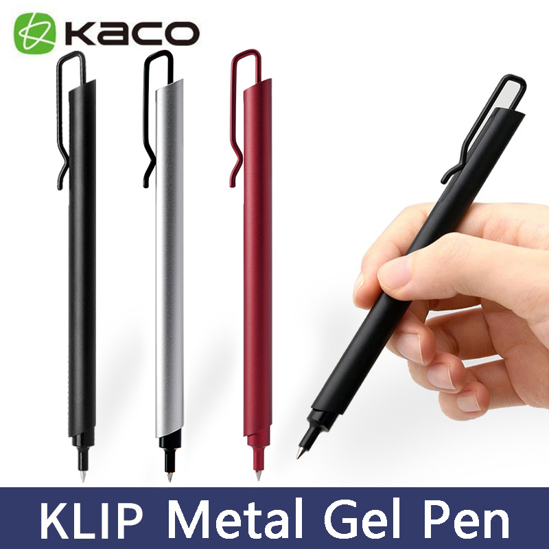 Stationery Supply Business - Kaco Metal jel kalem 0.5MM siyah