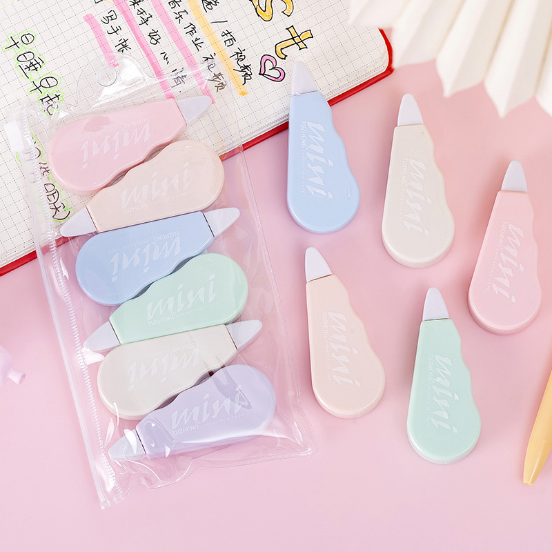 6 adet/takım sevimli makaron r - Correction Tape Roller incelemesi ve fiyatı