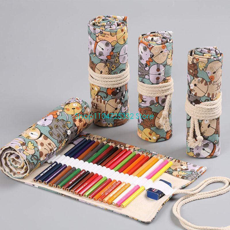 P5EA Karikatür Kedi için 12/24 - Pen Pouch Roll incelemesi ve fiyatı