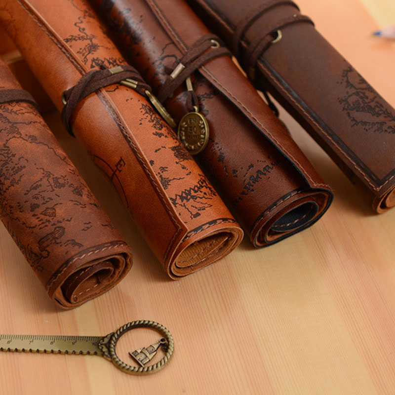 Vintage Retro hazine haritası  - Pen Pouch Roll incelemesi ve fiyatı